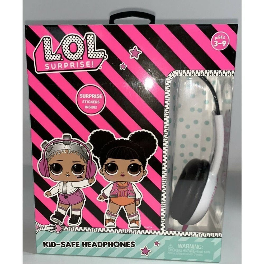 Sakar LOL Surprise HP2-03136 Kid Safe Headphones
